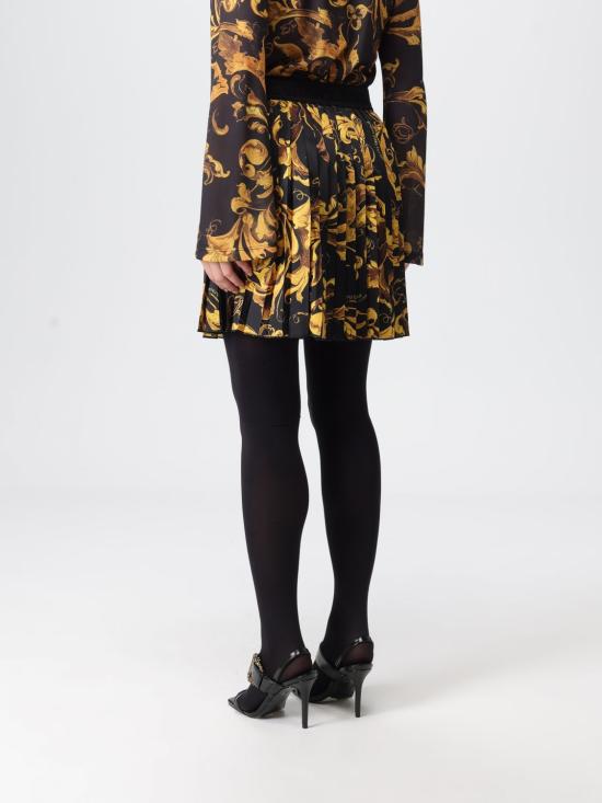 25FW 베르사체 스커트 79HAE820NS704 G89 Black - VERSACE