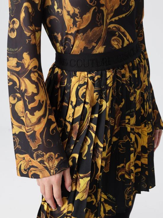 25FW 베르사체 스커트 79HAE820NS704 G89 Black - VERSACE