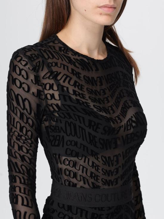 25FW 베르사체 긴팔 티셔츠 79HAM221JS490 899 Black - VERSACE