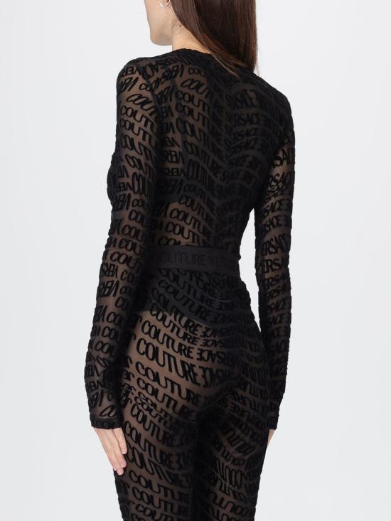 25FW 베르사체 긴팔 티셔츠 79HAM221JS490 899 Black - VERSACE