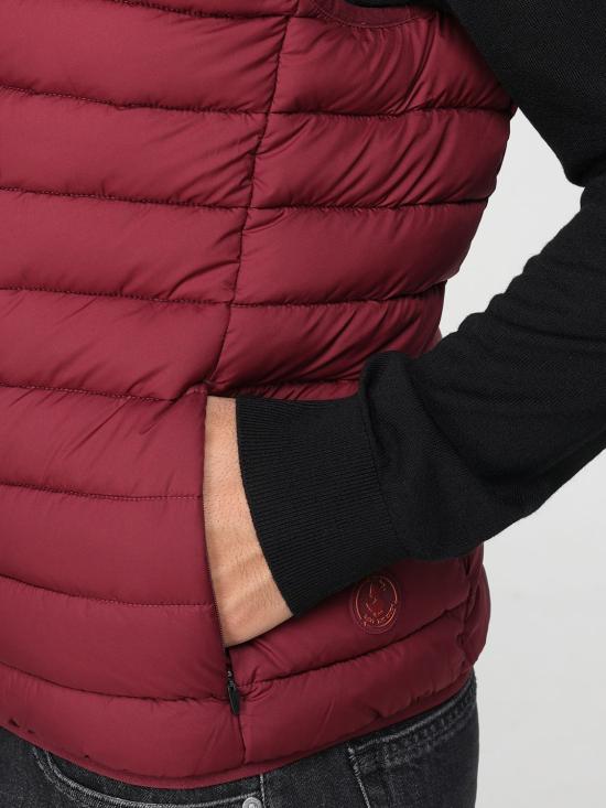 25FW 세이브더덕 베스트 D81272MMIRO21 70011 Burgundy - SAVE THE DUCK