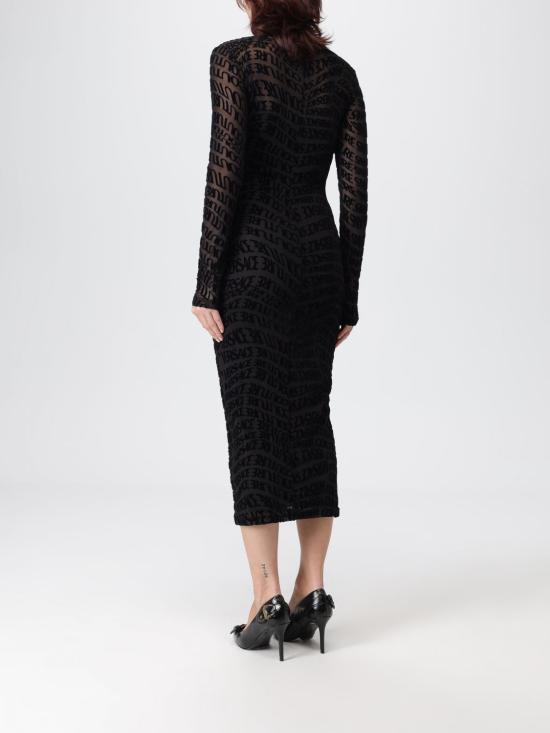 25FW 베르사체 롱 원피스 79HAO920JS490 899 Black - VERSACE