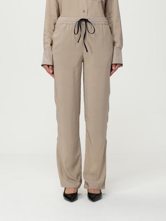 25FW 빅토리아 베컴 트레이닝/조거 팬츠 1125WTR006041A TOBACCOMIDNIGHT Brown