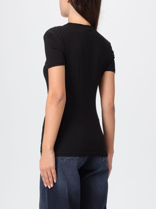 25FW 베르사체 반팔 티셔츠 79HAHT02CJ03T G89 Black - VERSACE