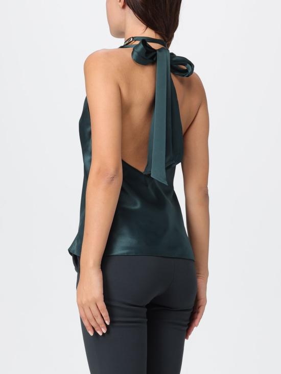 25FW 핑코 민소매 티셔츠 105614A2RA V88 Green - PINKO