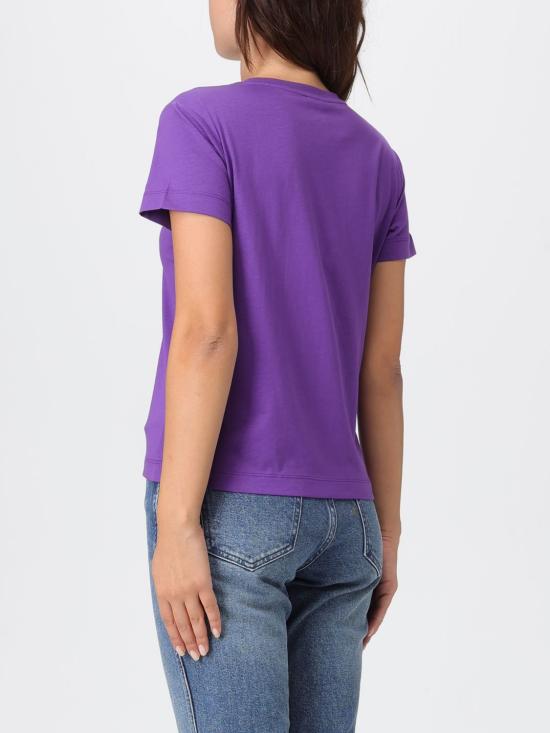 25FW 핑코 반팔 티셔츠 103320A2RN W79 Violet - PINKO