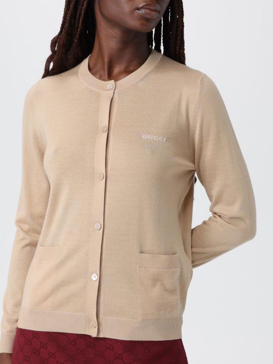 25FW 구찌 캐시미어 블렌드 가디건   830825XKEWD 2064 Beige - GUCCI