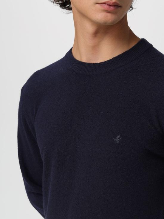 25FW 브룩스 필드 스웨터 203E K042 0176 Blue - BROOKSFIELD