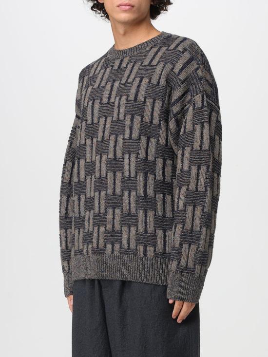 25FW 조르지오 아르마니 스웨터 GM002178AF20312 FB039 Blue - GIORGIO ARMANI