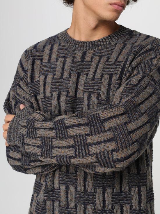 25FW 조르지오 아르마니 스웨터 GM002178AF20312 FB039 Blue - GIORGIO ARMANI