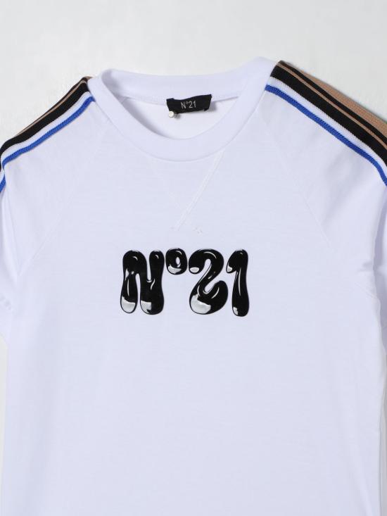 25FW [키즈] 누메로벤투노 티셔츠 N2107TN0199 0N100 White - N°21