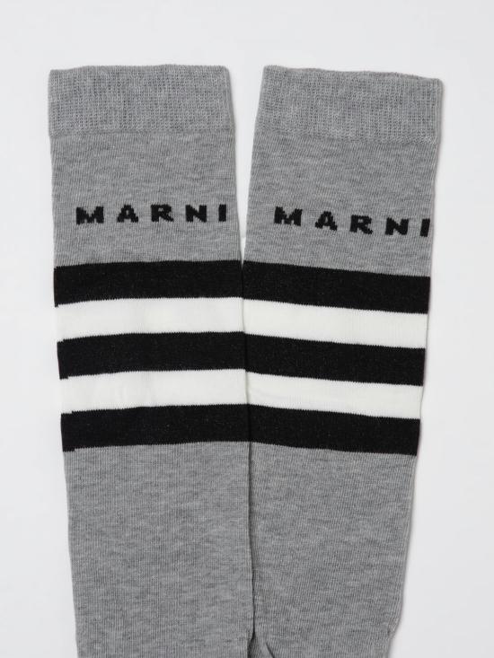 25FW [키즈] 마르니 발목 양말 M01631M00RB 0M923 Grey - MARNI