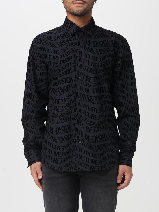 25FW 베르사체 셔츠 79GAL2R0NS703 899 Black