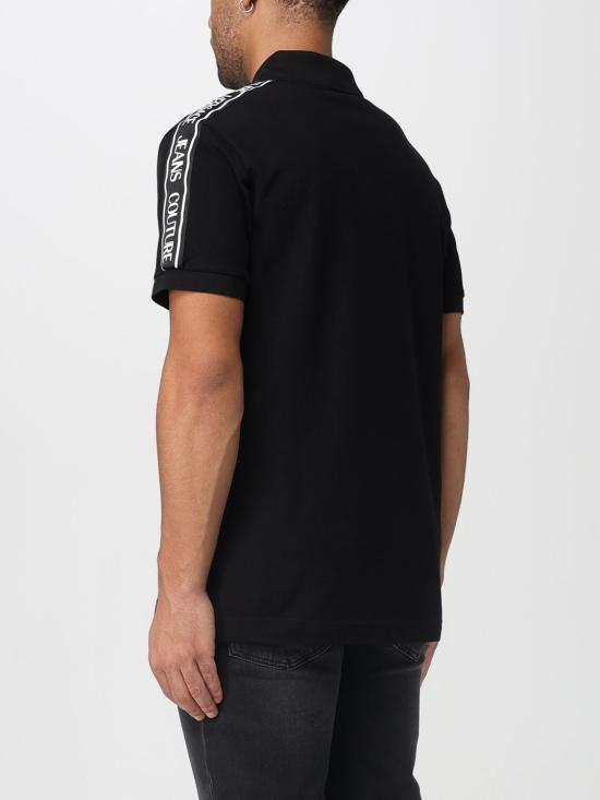 25FW 베르사체 폴로 티셔츠 79GAGT05CJ01T 899 Black - VERSACE