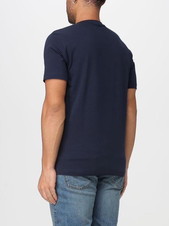 25FW 엠포리오 아르마니 반팔 티셔츠 7M000899AF10373 MB332 Blue - EMPORIO ARMANI