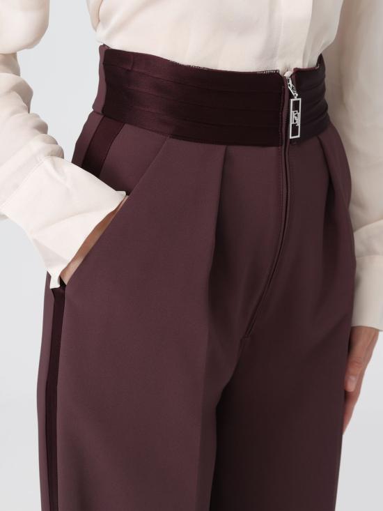25FW 엘리자베타프랜치 스트레이트 팬츠 PA100 EA4 Wine - ELISABETTA FRANCHI