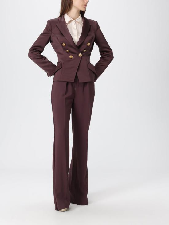 25FW 엘리자베타프랜치 스트레이트 팬츠 PA100 EA4 Wine - ELISABETTA FRANCHI