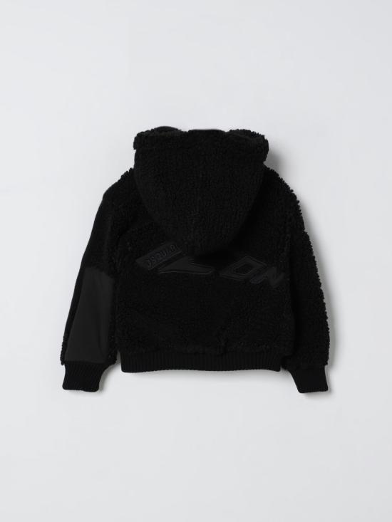 25FW [키즈] 디스퀘어드2 풀오버 DQ3133D0AEA DQ900 Black - DSQUARED2