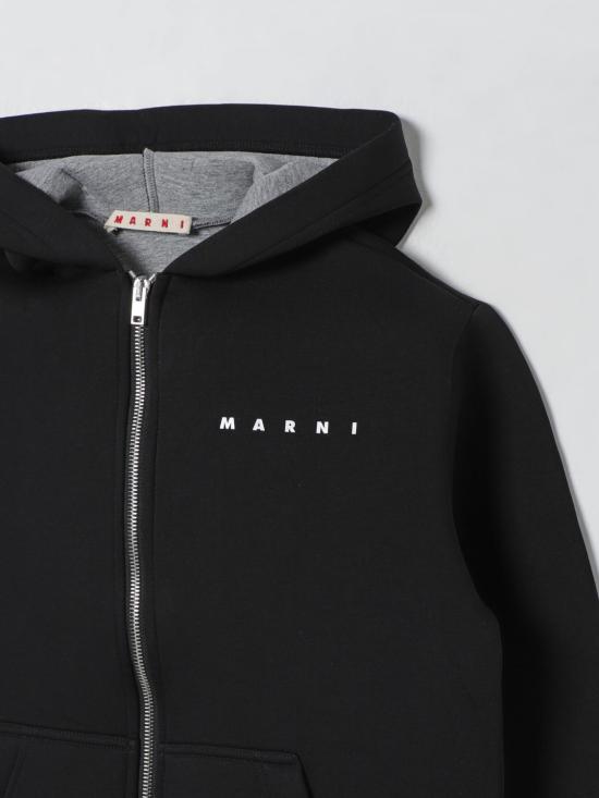 25FW [키즈] 마르니 풀오버 M01625M00VC 0M900 Black - MARNI