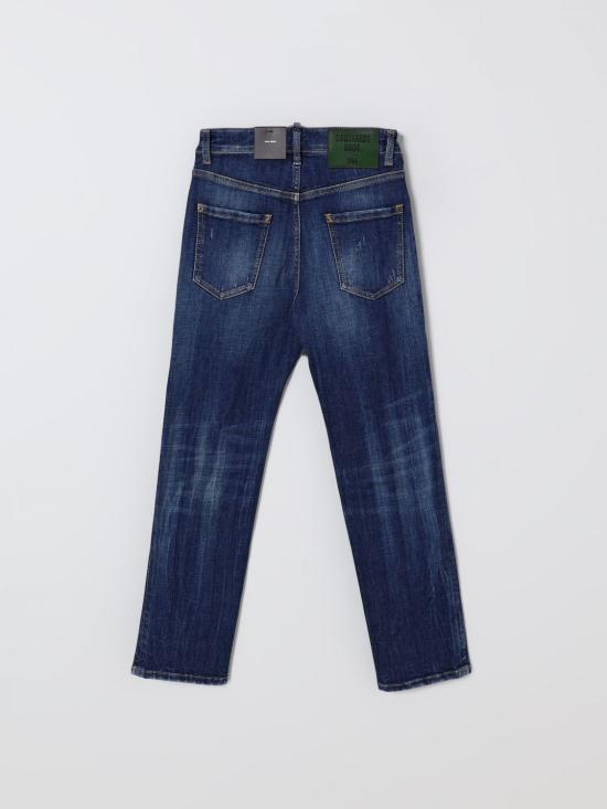 25FW [키즈] 디스퀘어드2 진 DQ2252D0AEM DQ01 Denim - DSQUARED2