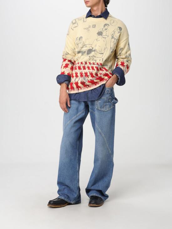 25FW JW앤더슨 스웨터 KW1439YN0373 215 Butter - JW ANDERSON