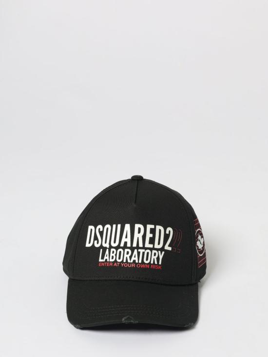 25FW [키즈] 디스퀘어드2 모자 DQ3118D00YT DQ900 Black - DSQUARED2