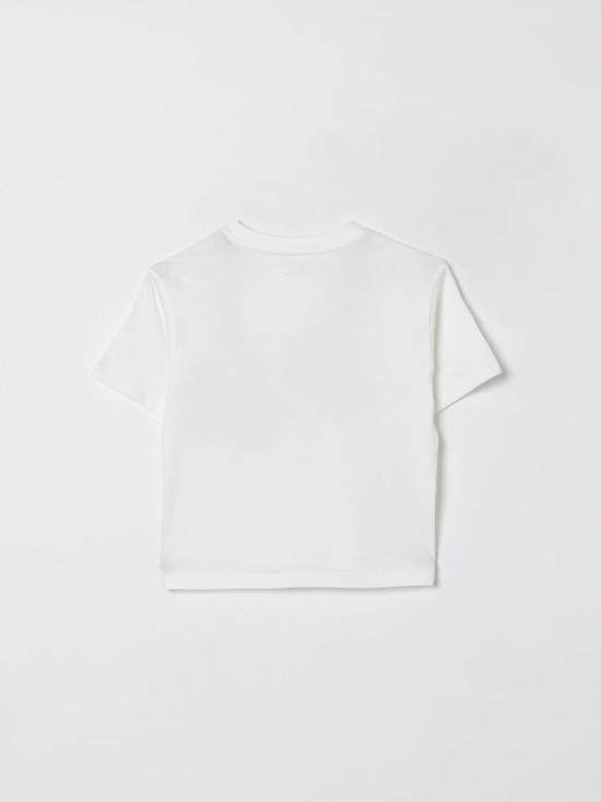 25FW [키즈] 스텔라 맥카트니 티셔츠 TX8B31Z0434 101 Yellow Cream - STELLA MCCARTNEY