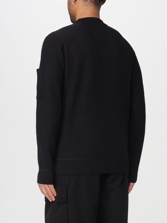 25FW 씨피 컴퍼니 스웨터 19CMKN198A110468A 999 Black - C.P. COMPANY