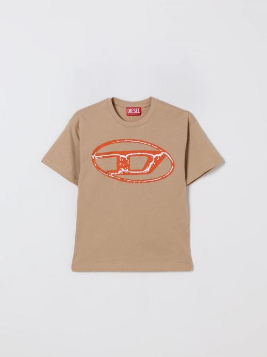 25FW [키즈] 디젤 티셔츠 J02477KYAUN K726 Camel