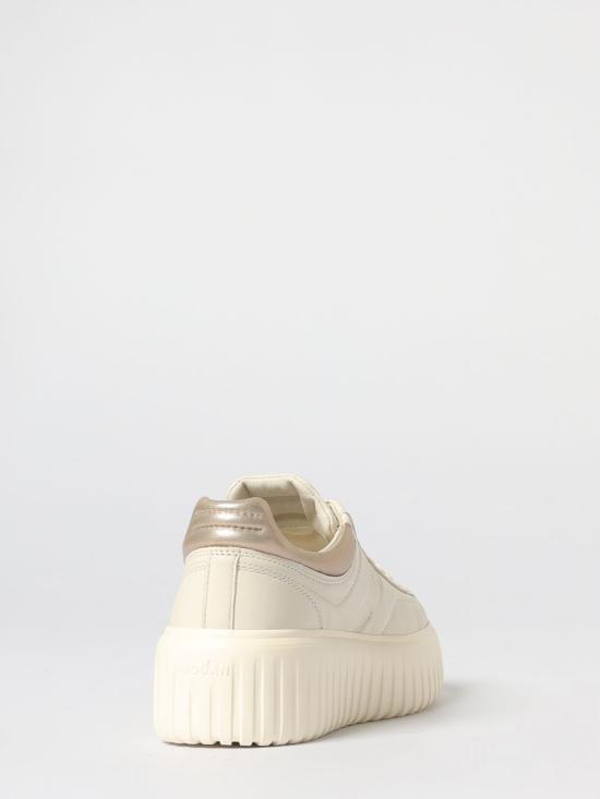 25FW 호간 H-스트라이프 스니커즈 HXW6450FC60KU0 0GAN Beige - HOGAN