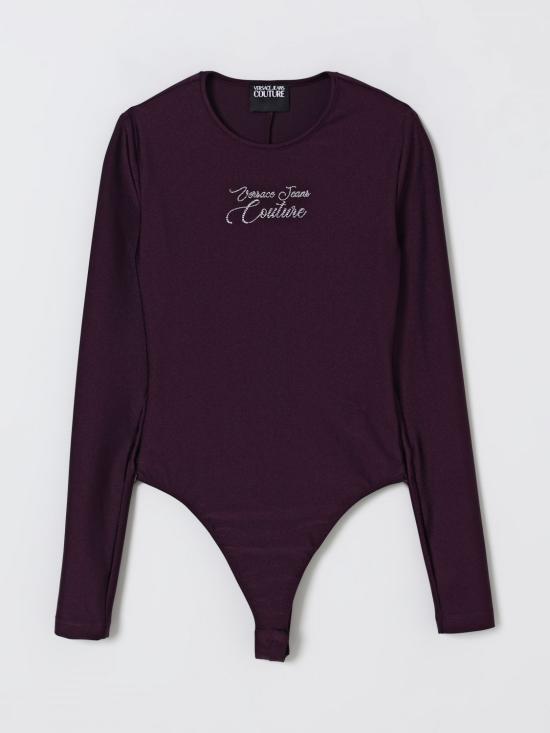 25FW 베르사체 긴팔 티셔츠 79HAM2A1N0008 317 Violet - VERSACE