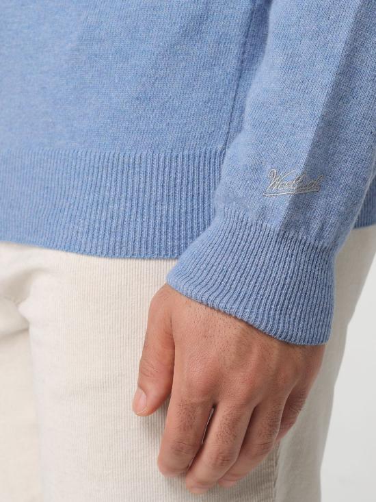 25FW 울리치 스웨터 CFWOKN0278MRUF0469 31136 Sky Blue - WOOLRICH