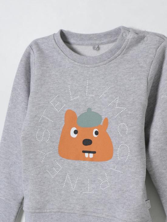 25FW [키즈] 스텔라 맥카트니 풀오버 TX4630Z0453 807 Grey - STELLA MCCARTNEY