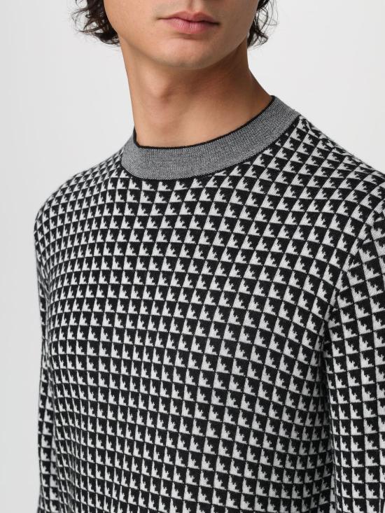 25FW 엠포리오 아르마니 스웨터 EM001989AF14199 FC043 Black - EMPORIO ARMANI