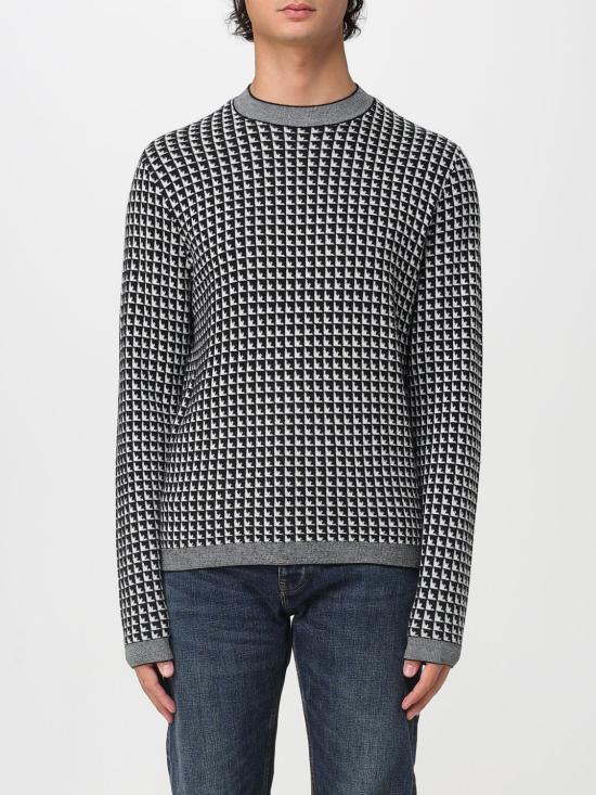25FW 엠포리오 아르마니 스웨터 EM001989AF14199 FC043 Black
