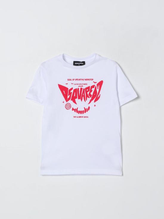 25FW [키즈] 디스퀘어드2 티셔츠 DQ2981D004G DQ100 White