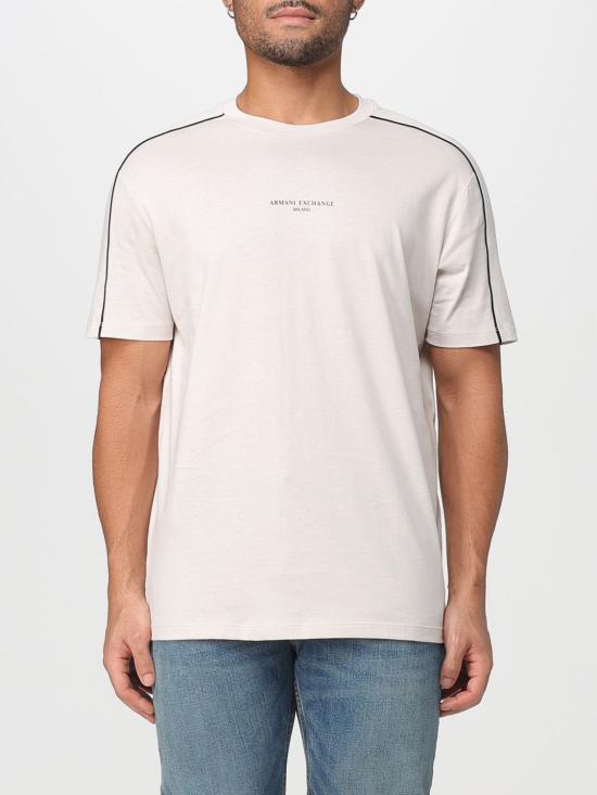 25FW 알마니 반팔 티셔츠 XM001360AF10358 U1013 Yellow Cream