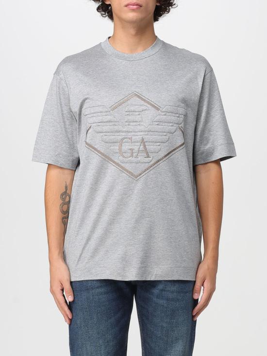 25FW 엠포리오 아르마니 반팔 티셔츠 EM002835AF10761 O8005 Grey