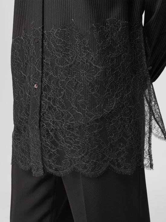 25FW 펜디 긴팔 셔츠 FS1332AVK1 F0DHP Leather - FENDI