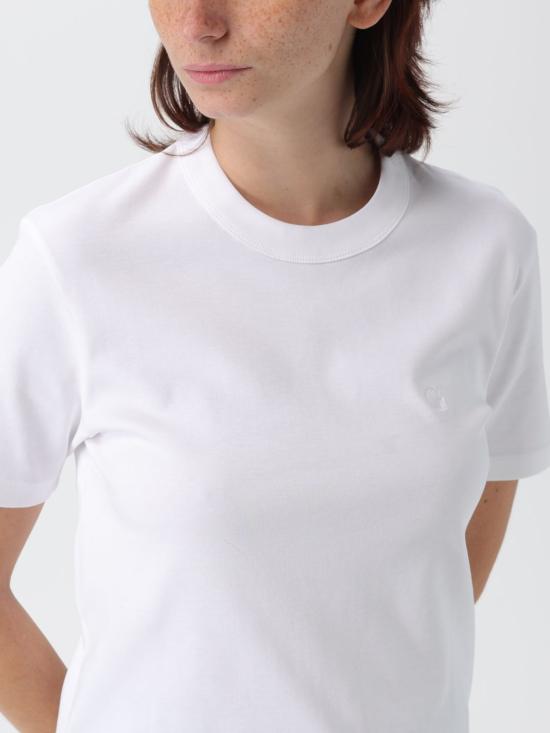 25FW 칼하트 WIP 반팔 티셔츠 I034633 02XX White - CARHARTT WIP