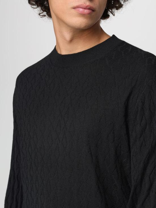 25FW 알마니 스웨터 XM000878AF11982 UC001 Black - ARMANI