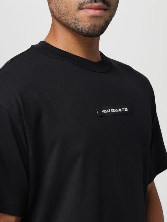 25FW 베르사체 반팔 티셔츠 79GAHT02CJ00T 899 Black - VERSACE