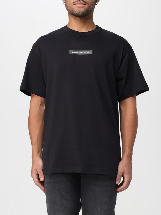 25FW 베르사체 반팔 티셔츠 79GAHT02CJ00T 899 Black