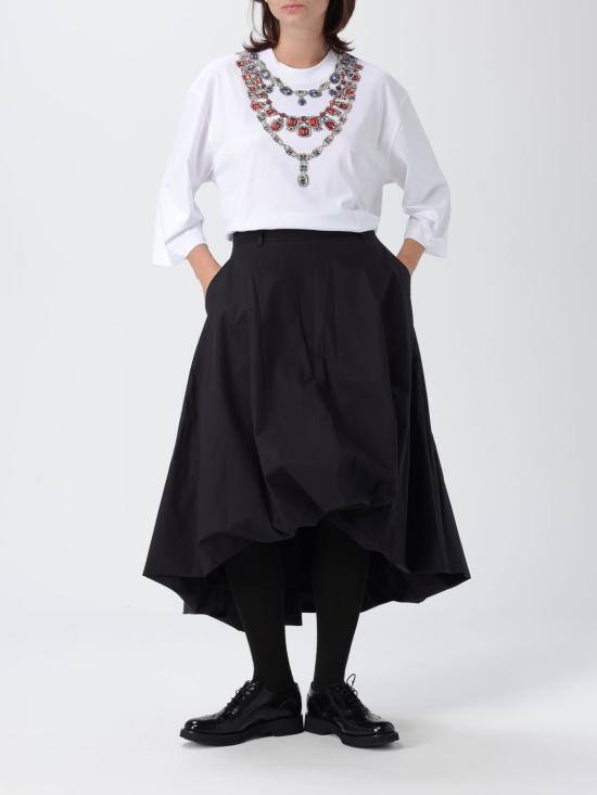 25FW 모스키노 스커트 1065431 0555 Black - MOSCHINO