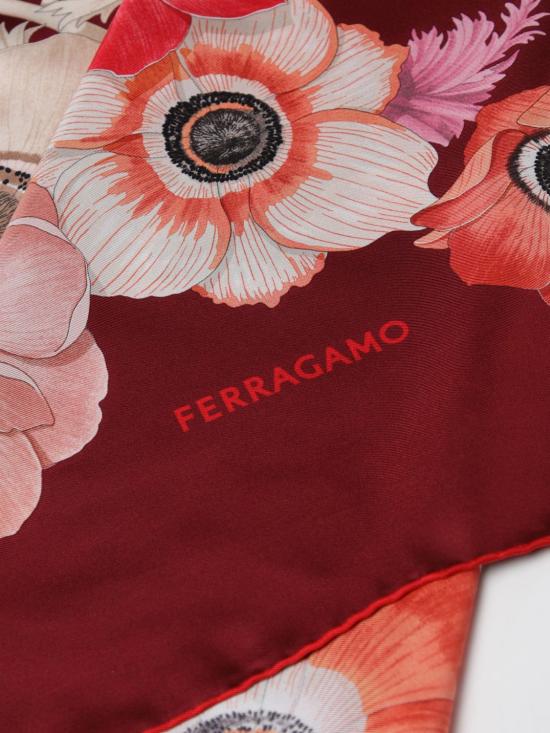 25FW 살바토레 페라가모 머플러/스카프 310175 786603 007 Burgundy - SALVATORE FERRAGAMO