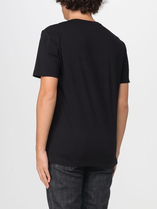 25FW 엠포리오 아르마니 반팔 티셔츠 7M000899AF10373 MC317 Black 1 - EMPORIO ARMANI