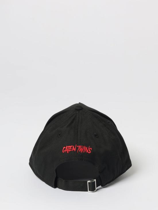 25FW [키즈] 디스퀘어드2 모자 DQ3116D00YT DQ900 Black - DSQUARED2