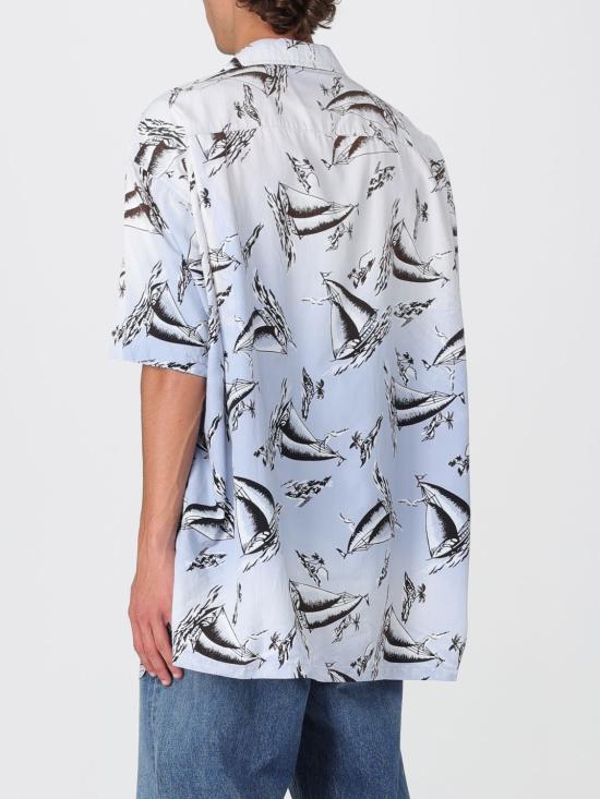 25FW 메종 미하라 야스히로 반팔 셔츠 J14SH187 LTBLUE Navy - MAISON MIHARA YASUHIRO