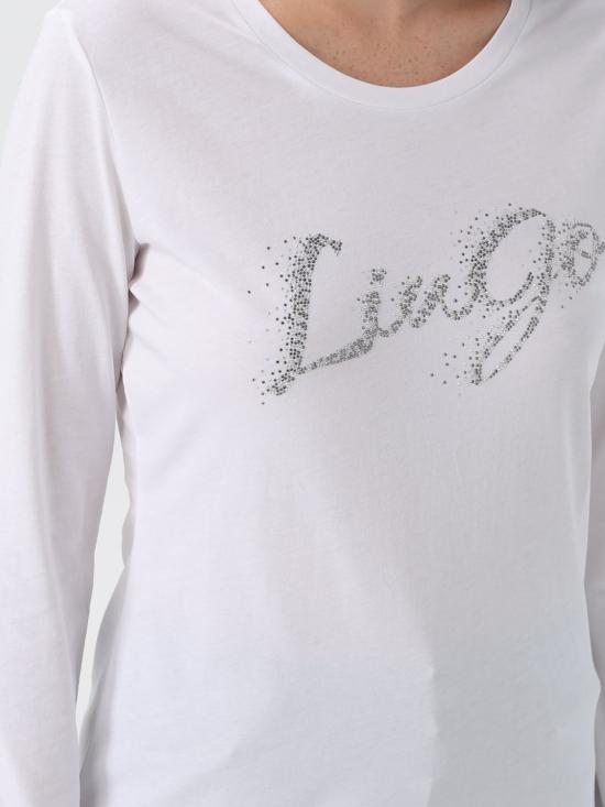 25FW 리우조 반팔 티셔츠 UF5283JS923 M9796 White - LIU JO