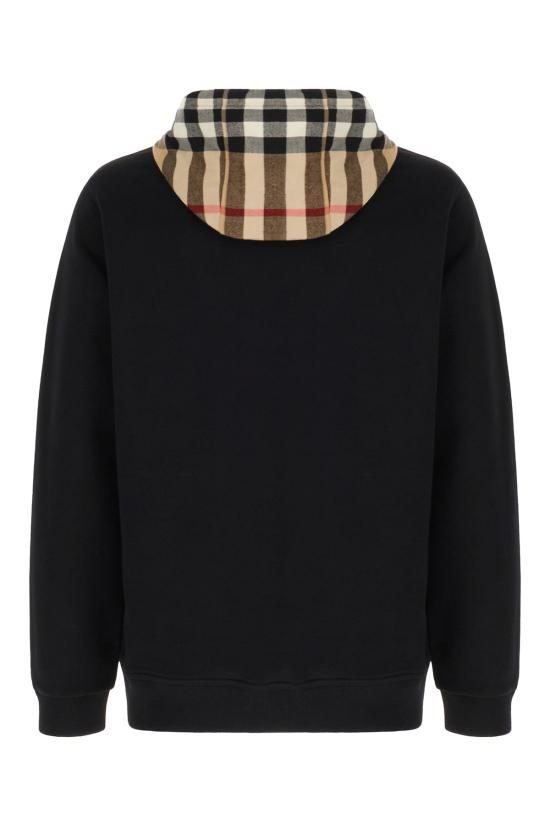25FW 버버리 체크 후드 티셔츠 8058117 A1189 - BURBERRY